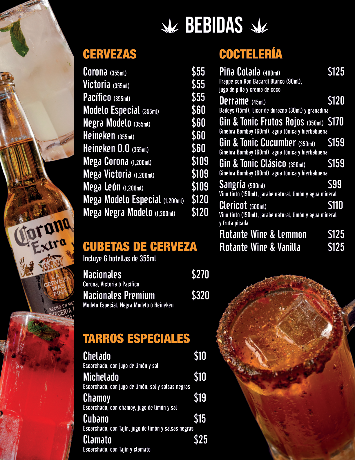 Cervezas y coctelería